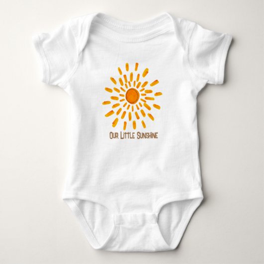 Onze Little Sunshine Baby Body suite Romper (Voorkant)