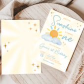 Onze Little Sunshine Birthday Party Kaart