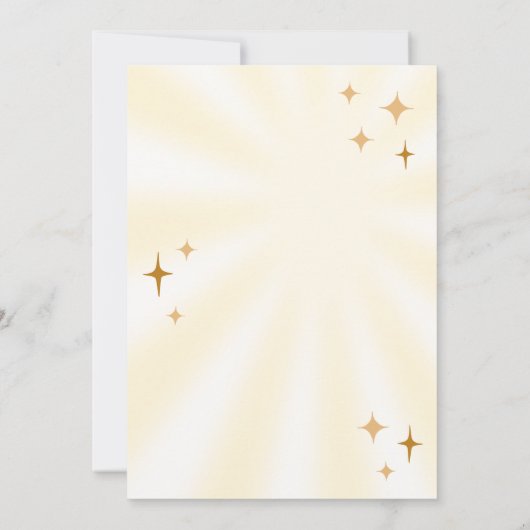 Onze Little Sunshine Birthday Party Kaart (Achterkant)