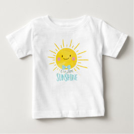 Onze Little Sunshine Blue Boy Baby Zomer T-shirt