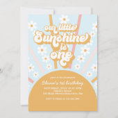 Onze Little Sunshine boho floral first jarig Kaart (Voorkant)