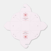 Onze Little Sunshine Pink Sun Birthday Party Bedankdoosjes (Uitgevouwen)