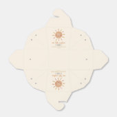 Onze Little Sunshine Yellow Sun Birthday Party Bedankdoosjes (Uitgevouwen)