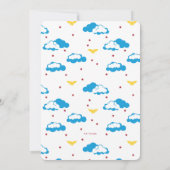 Onze 'Little Wonder Woman Girls Birthday' uitnodig Kaart (Achterkant)