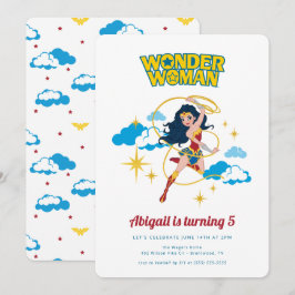 Onze 'Little Wonder Woman Girls Birthday' uitnodig Kaart
