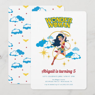 Onze 'Little Wonder Woman Girls Birthday' uitnodig Kaart