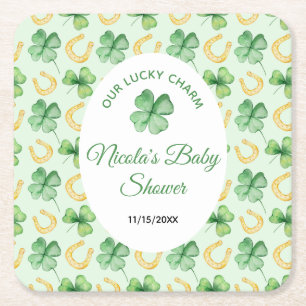 Onze Lucky Charm St. Patrick's Baby Shower Kartonnen Onderzetters