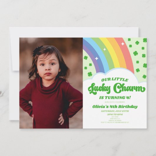 Onze Lucky Charm St. Patrick's Day verjaardagsfees Kaart (Voorkant)