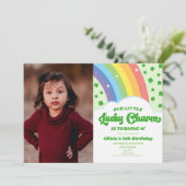 Onze Lucky Charm St. Patrick's Day verjaardagsfees Kaart (Staand voorkant)