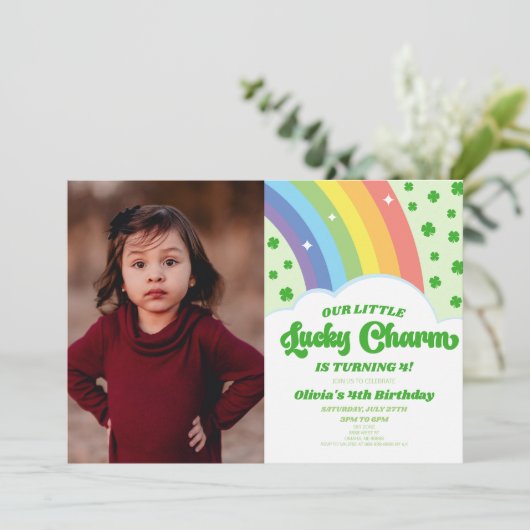 Onze Lucky Charm St. Patrick's Day verjaardagsfees Kaart (Staand voorkant)