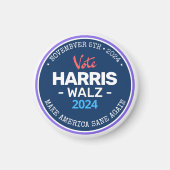 Onze Make America Sane Again Harris Walz 2024 Magneet (Voorkant)
