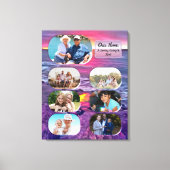 Onze mama familie Sunset 0911 Art Canvas Afdruk (Voorkant)
