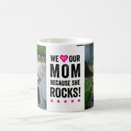 Onze mama Rocks Foto Mok