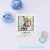 ONZE Mensen zijn GEËNGAGEERD - HUISELIJK DIER FOTO Flyer (Enkel)