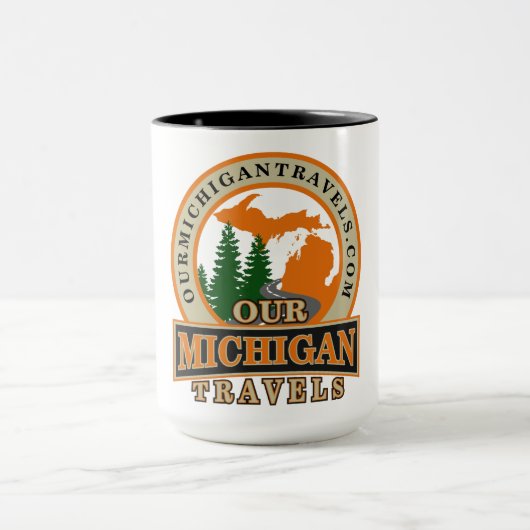 Onze Michigan reist officiële logo mok (Midden)