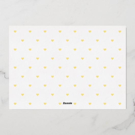 Onze 'Mirakel Folie Baby Birth' aankondiging (Achterkant)