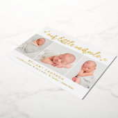 Onze 'Mirakel Folie Baby Birth' aankondiging (Gedraaid)