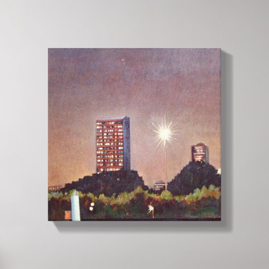 Onze moderne maan canvas afdruk (Voorkant)