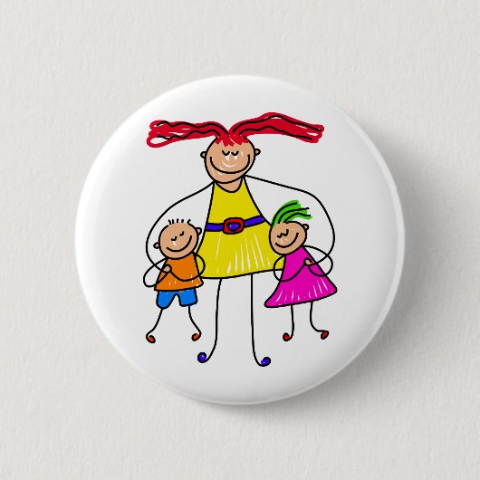 Onze moeder ronde button 5,7 cm (Voorkant)