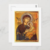 Onze moeder van de persoonlijke hulp briefkaart (Voorkant / Achterkant)