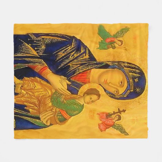 Onze moeder van de persoonlijke hulp fleece deken (Voorkant (Horizontaal))