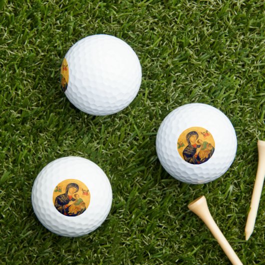 Onze moeder van de persoonlijke hulp golfballen (Insitu Gras)