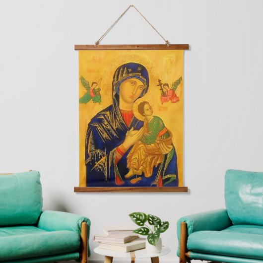 Onze moeder van de persoonlijke hulp hangend wandkleed (Woonkamer)
