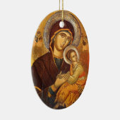 Onze moeder van de persoonlijke hulp keramisch ornament (Rechts)