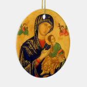 Onze moeder van de persoonlijke hulp keramisch ornament (Rechts)