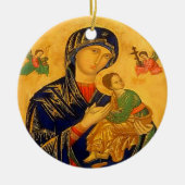 Onze moeder van de persoonlijke hulp keramisch ornament (Voorkant)