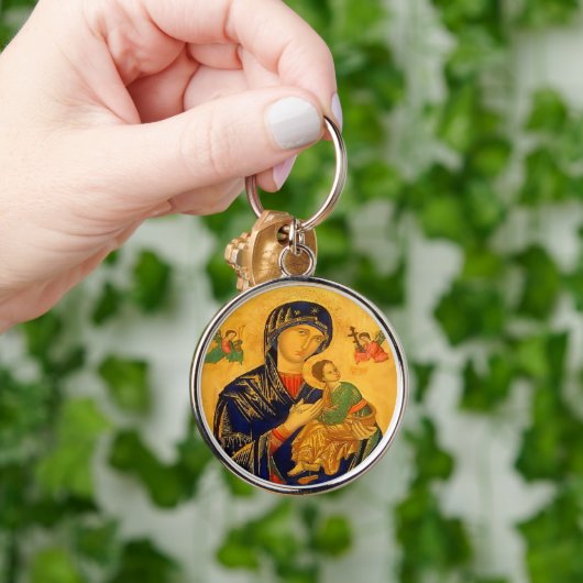 Onze moeder van de persoonlijke hulp sleutelhanger (Hand)