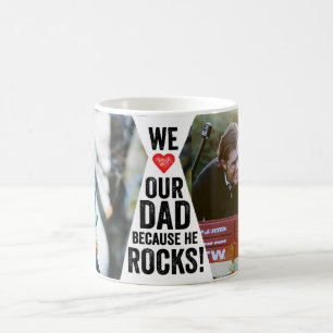 Onze Mok van de Foto van de Rotsen van de Papa
