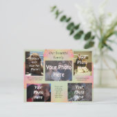 Onze mooie familiefoto's briefkaart (Staand voorkant)