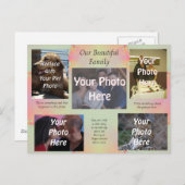 Onze mooie familiefoto's briefkaart (Voorkant / Achterkant)