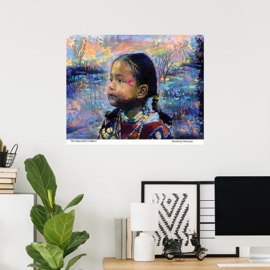 Onze mooie kinderen poster (Thuiskantoor)