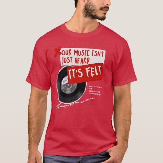 Onze muziek retro t-shirt (Voorkant)