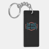 Onze muziek Uw Melody Sleutelhanger (Voorkant Links)