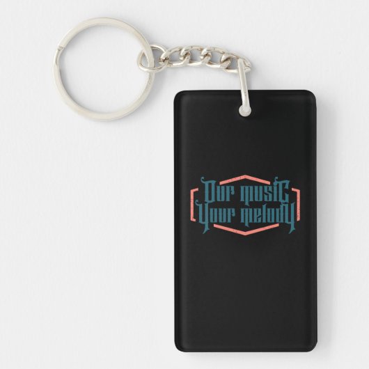Onze muziek Uw Melody Sleutelhanger (Voorkant)