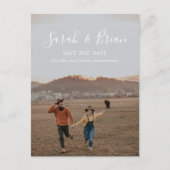 Onze namen slaan het datum Briefkaart op (Voorkant)