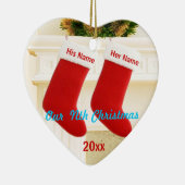 Onze negende kerst keramisch ornament (Rechts)