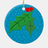 Onze negende kerst keramisch ornament (Achterkant)