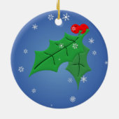 Onze negende kerst keramisch ornament (Achterkant)