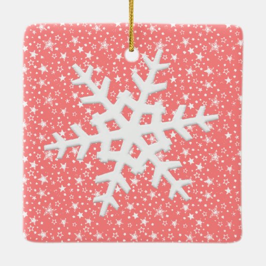 Onze negende kerst keramisch ornament (Achterkant)