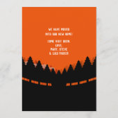 Onze nek van de bossen nieuwe adresaankondiging kaart (Achterkant)