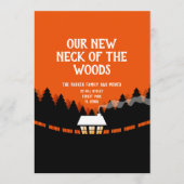 Onze nek van de bossen nieuwe adresaankondiging kaart (Voorkant)