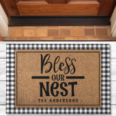 Onze nest-boerderij, Pset Burlap Doormat Deurmat