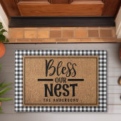 Onze nest-boerderij, Pset Burlap Doormat Deurmat