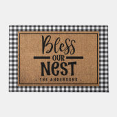 Onze nest-boerderij, Pset Burlap Doormat Deurmat (Voorkant)