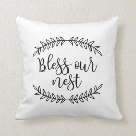 Onze nest | Sierkussen van de boerderij