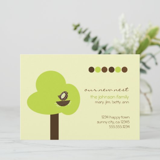 Onze nieuwe aankondiging (Staand voorkant)